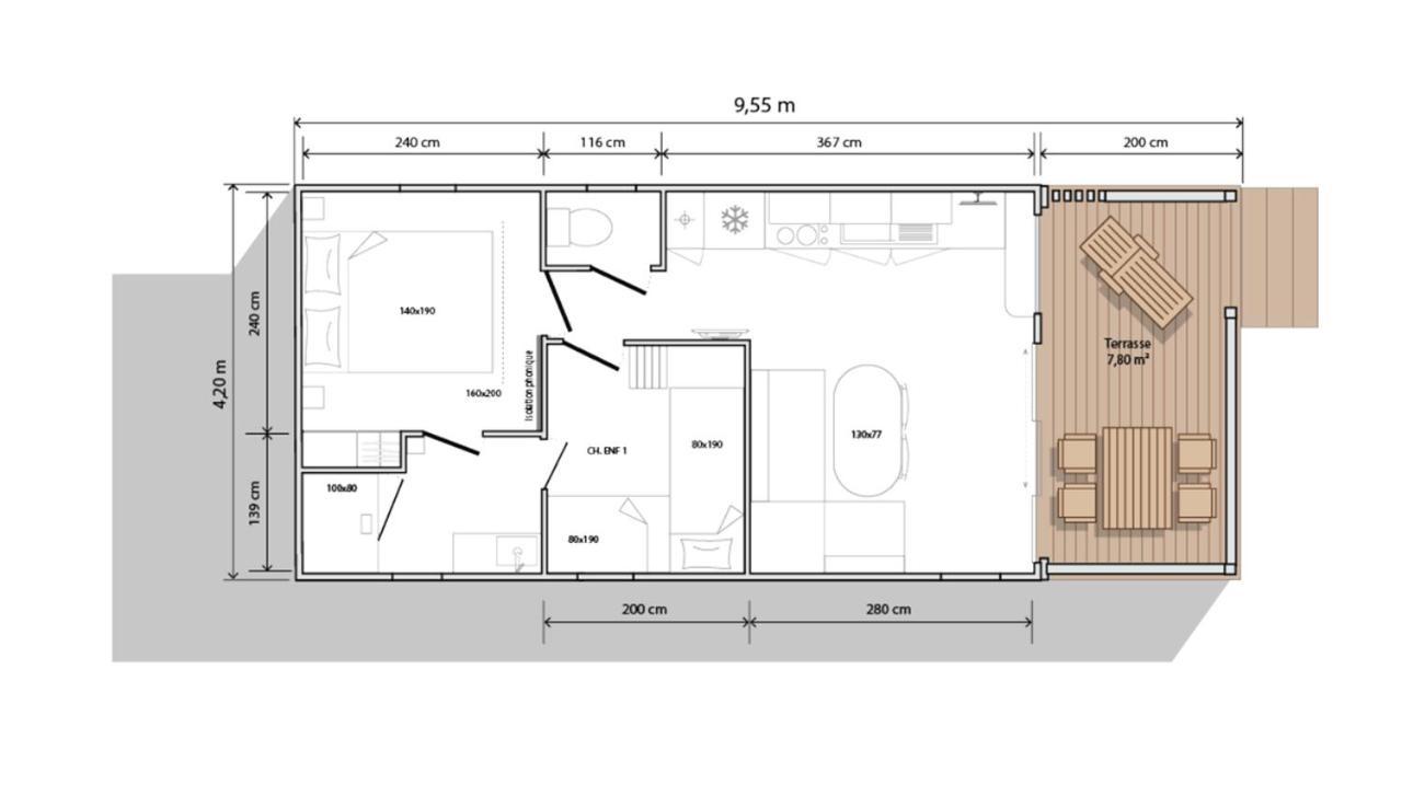 O'Hara Living - Camping Belle-Vue แบร์ดอร์ฟ ภายนอก รูปภาพ